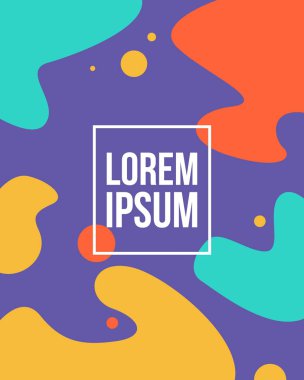 Arka plan stili sıvı kapak toplama