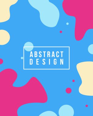 Renkli sıvı kapak arka plan stili