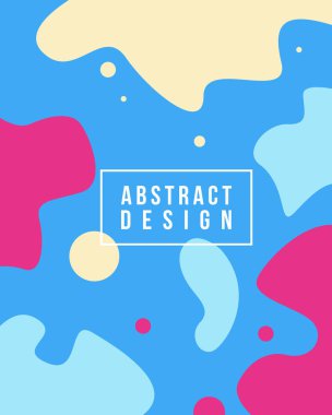 Renkli sıvı kapak arka plan stili