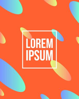 Bubble renkli arka plan stili