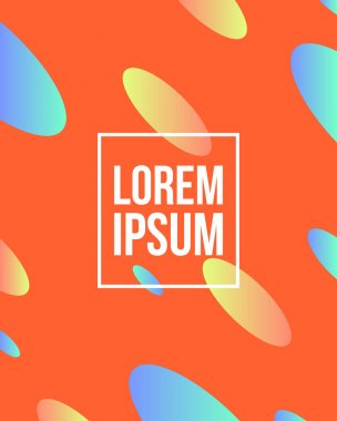 Bubble renkli arka plan stili