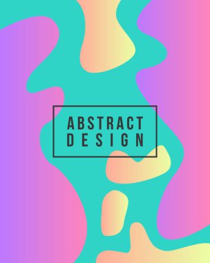 Stil renkli sıvı kapak arka plan