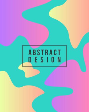 Stil renkli sıvı kapak arka plan