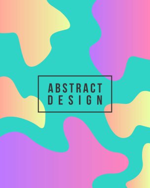 Stil renkli sıvı kapak arka plan