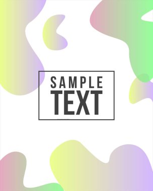 Modern arka plan sıvı kapak stili