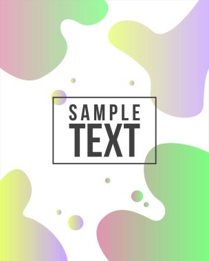 Modern arka plan sıvı kapak stili