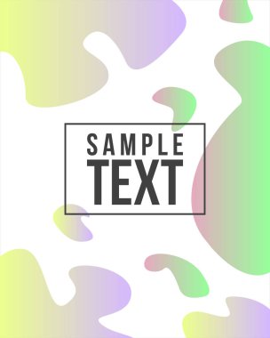 Modern arka plan sıvı kapak stili