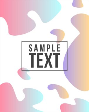 Koleksiyon sıvı kapak tasarım arka plan