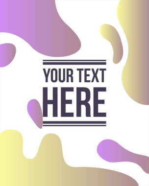 Koleksiyon sıvı kapak tasarım arka plan