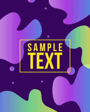 Sıvı kapak renkli stil modern arka plan vektör resmi