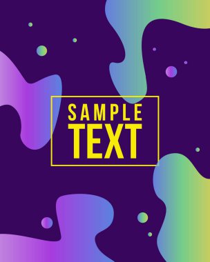 Sıvı kapak renkli stil modern arka plan vektör resmi