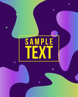 Sıvı kapak renkli stil modern arka plan vektör resmi