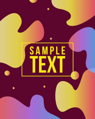 Modern arka plan sıvı kapak