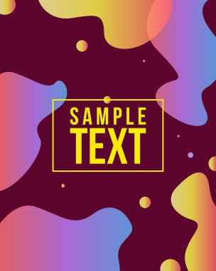 Modern arka plan sıvı kapak