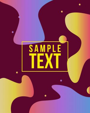 Modern arka plan sıvı kapak