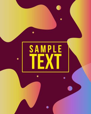 Modern arka plan sıvı kapak