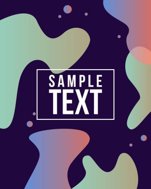 Sıvı kapak modern arka plan stili vektör resmi