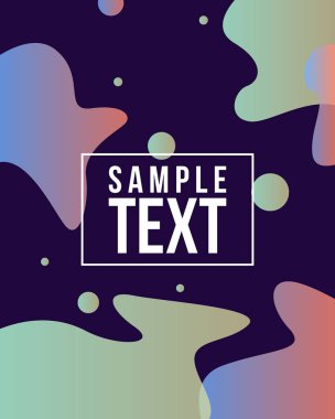 Sıvı kapak modern arka plan stili vektör resmi