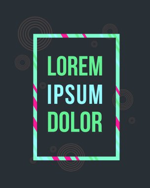 Çerçeve sanat tasarım toplama stili