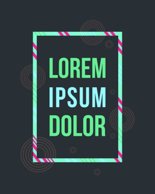 Çerçeve sanat tasarım toplama stili