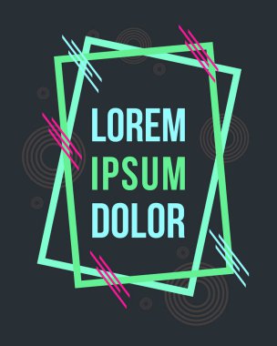 Çerçeve sanat tasarım toplama stili