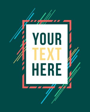 Arka plan çerçeve sanat tasarım koleksiyonu