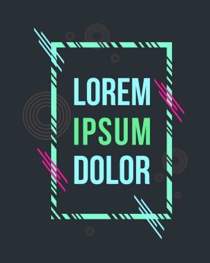 Çerçeve sanat tasarım toplama stili