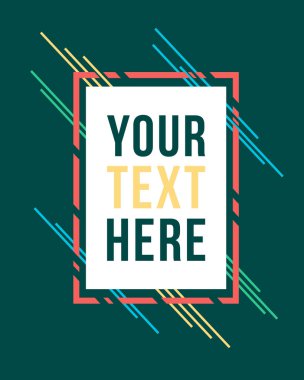 Arka plan çerçeve sanat tasarım koleksiyonu