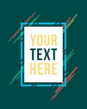 Arka plan çerçeve sanat tasarım koleksiyonu