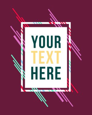 Arka plan çerçeve sanat tasarım koleksiyonu