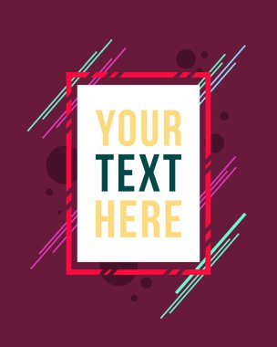 Çerçeve sanat tasarım arka plan