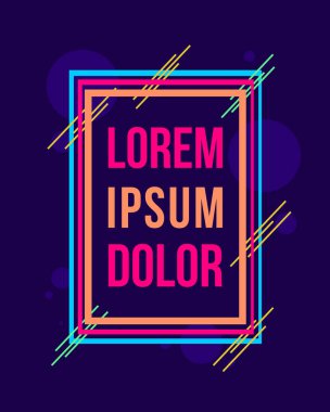 Koleksiyon stok çerçeve sanat tasarım stili