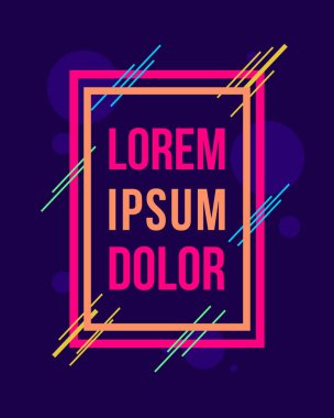 Koleksiyon stok çerçeve sanat tasarım stili