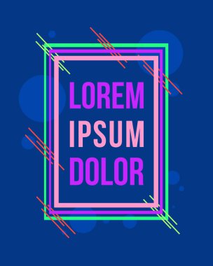 Koleksiyon hisse senedi tasarım çerçeve sanat grafik