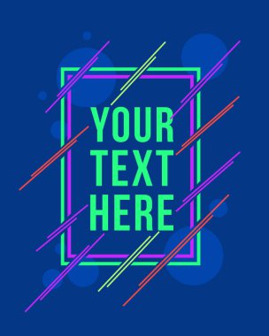 Koleksiyon hisse senedi tasarım çerçeve sanat grafik