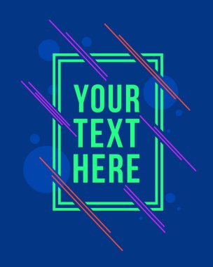 Koleksiyon hisse senedi tasarım çerçeve sanat grafik