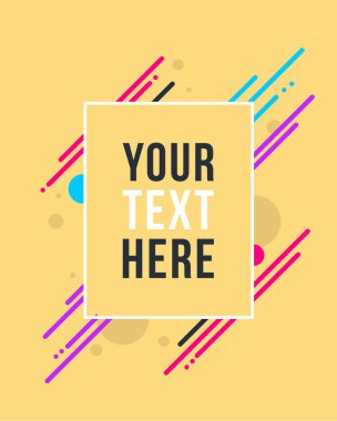 Koleksiyon hisse senedi tasarım çerçeve sanat grafik