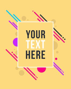 Stil çerçevesi sanat grafik koleksiyonu