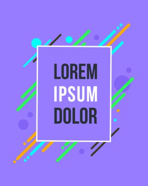 Stil çerçevesi sanat grafik koleksiyonu