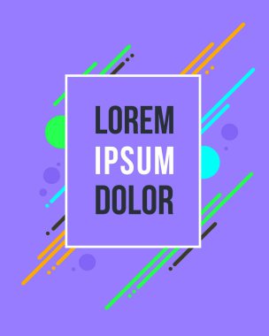 Koleksiyon stok çerçeve sanat grafik