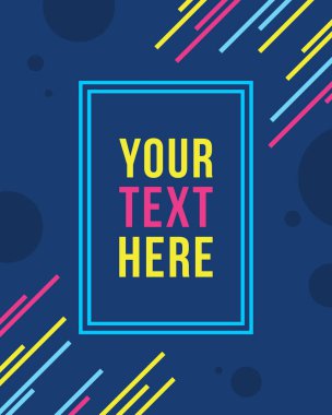 Koleksiyon stok çerçeve sanat grafik