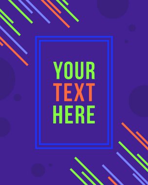 Çerçeve sanat ile mavi arka plan toplama