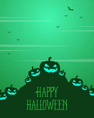 Stil toplama Cadılar Bayramı tebrik kartı