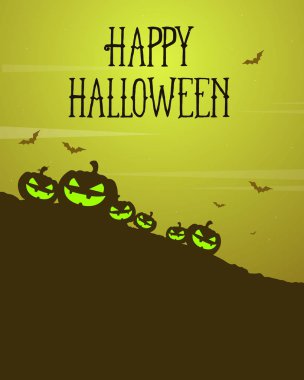 Stil toplama Cadılar Bayramı tebrik kartı