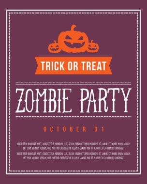 Cadılar Bayramı poster koleksiyonu stok Tasarla