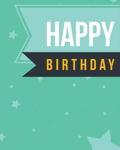 Feliz cumpleaños colección de tarjetas de felicitación — Vector de stock