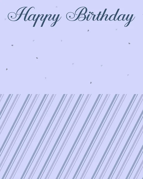 Happy birthday party greeting card — Stock Vector