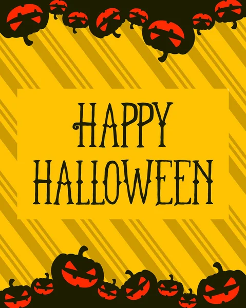 Colección estilo tarjeta de felicitación de Halloween — Vector de stock