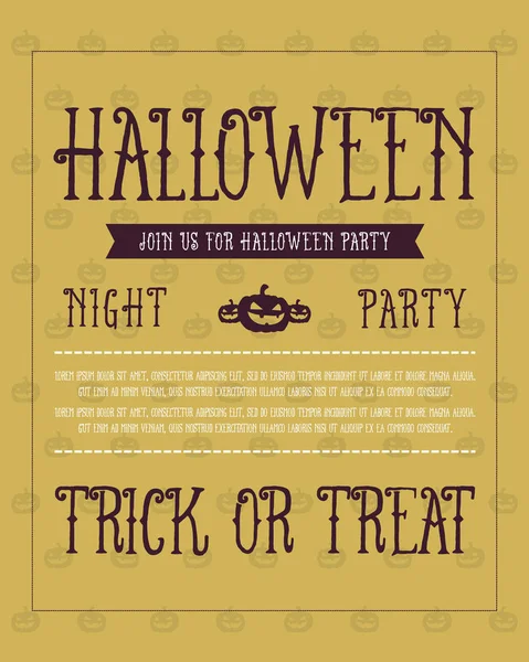 Cadılar Bayramı stil poster koleksiyonu