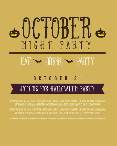 Cadılar Bayramı stil poster koleksiyonu